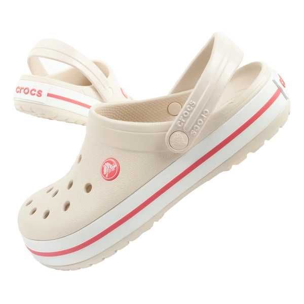 Crocs Crocband sandały chodaki damskie modne wygodne beżowe r. 36-39