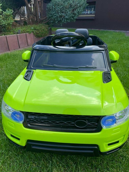 Samochód na akumulator RAPID + PILOT + LED + MP3 auto dla dzieci