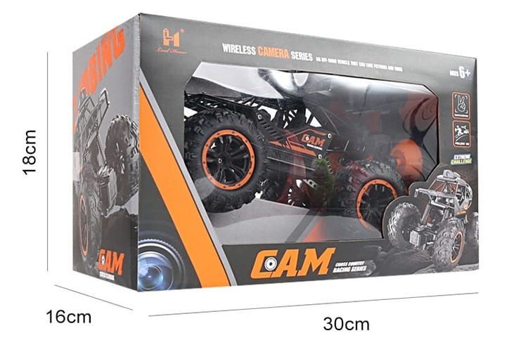 Samochód Terenowy Auto Z Kamerą Zdalnie Sterowany Cross Nagrywa