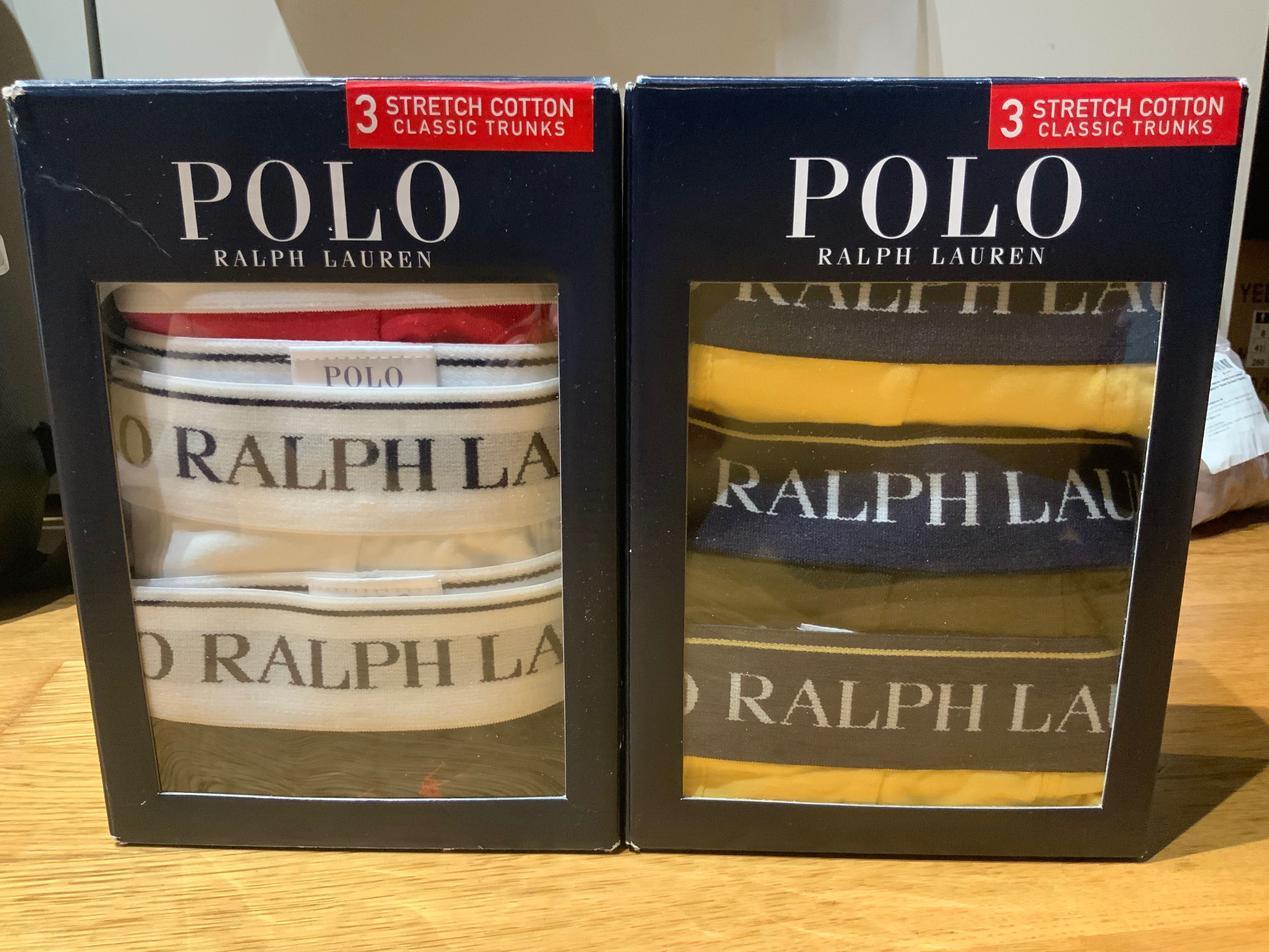 Трусы мужские Polo Ralph Lauren . Оригинал! Набор 3 шт . Size S