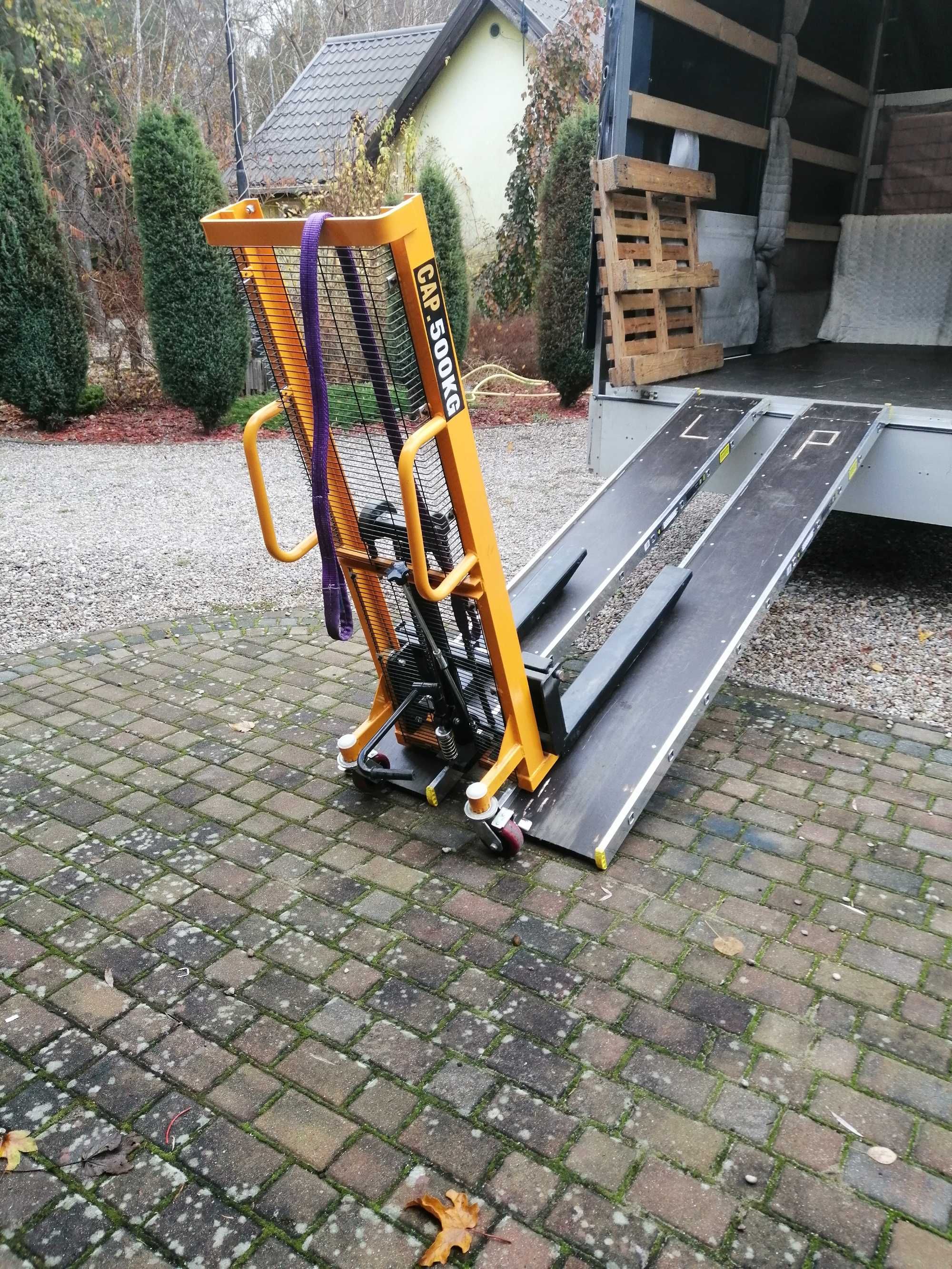 Podnośnik hydrauliczny zamiast windy