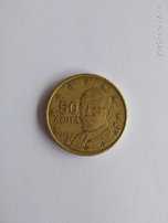 Moeda 50 Cêntimos do euro Grécia 2008