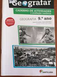 Cadernos de atividades de geografia do 9.ano