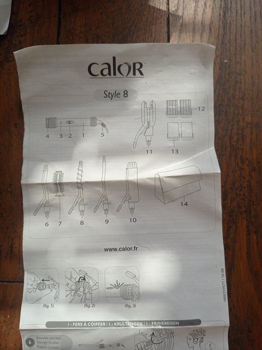 Багатофункціональний набір для укладання волосся 5-в-1 Calor