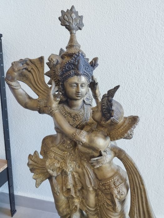 Estátua hindu em bronze