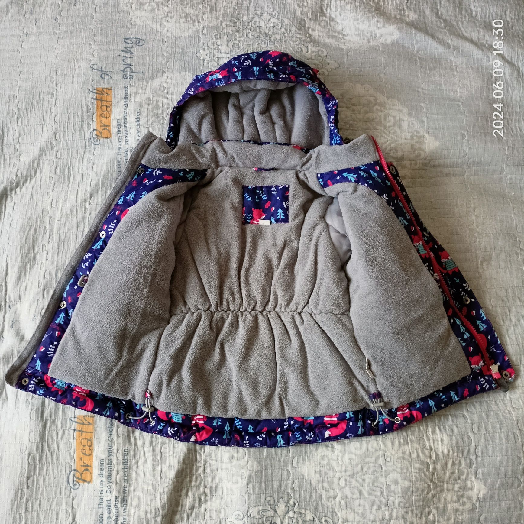 Зимовий комплект куртка, напівкомбінезон babyline libellule 98 р.
