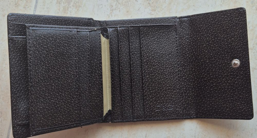 Porta Moedas em tons castanho