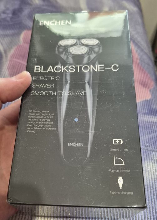 Електробритва Enchen BlackStone-C на акумуляторі