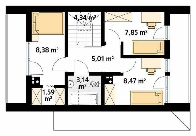 Budowa domów na zgłoszenie 70 m2 i 35 m2