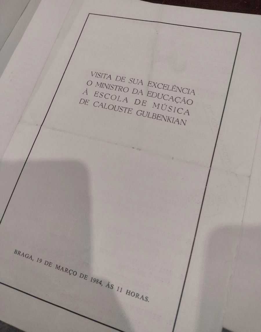 Fundação Calouste Gulbenkian Conservatório Regional de Braga 1971