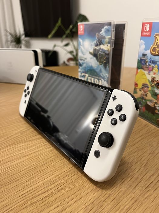 Nintendo Switch OLED + Gry i Dodatki