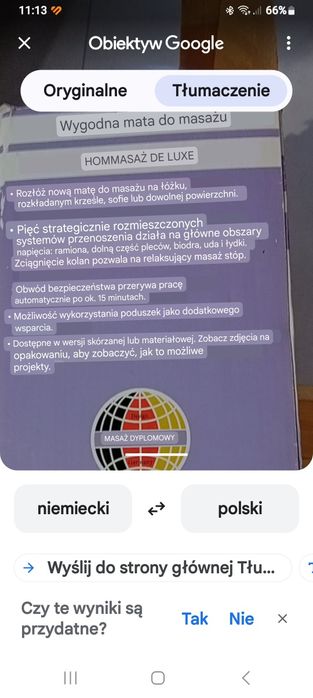 Mata do masażu De Luxe