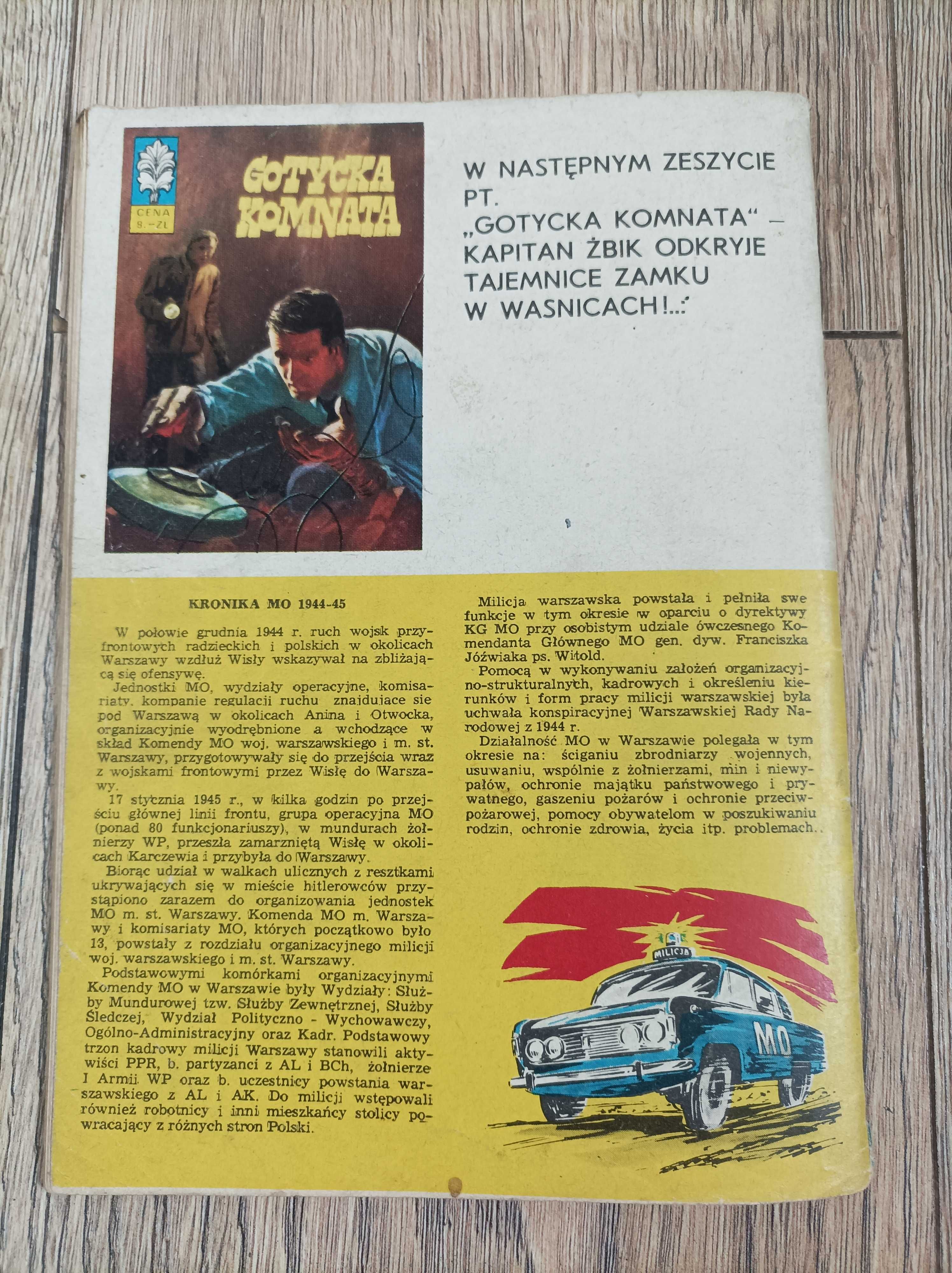 Kapitan Żbik Człowiek za burtą 1972