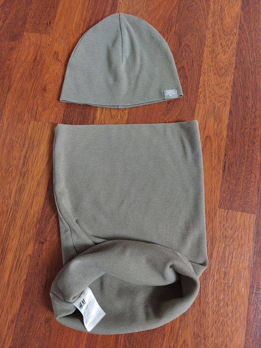 Wiosenny komplet czapka i komin