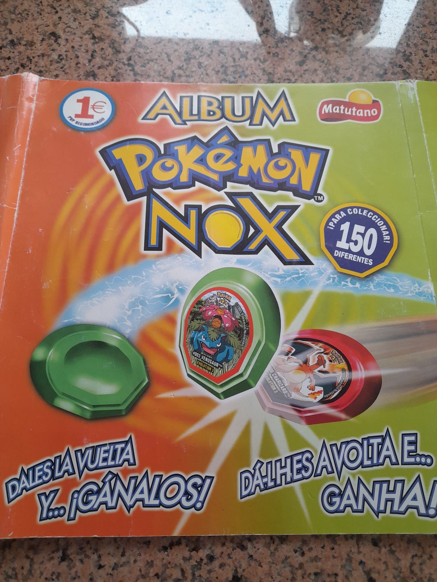 TROCO Tazos Pokémon Nox Selados / Sem abrir