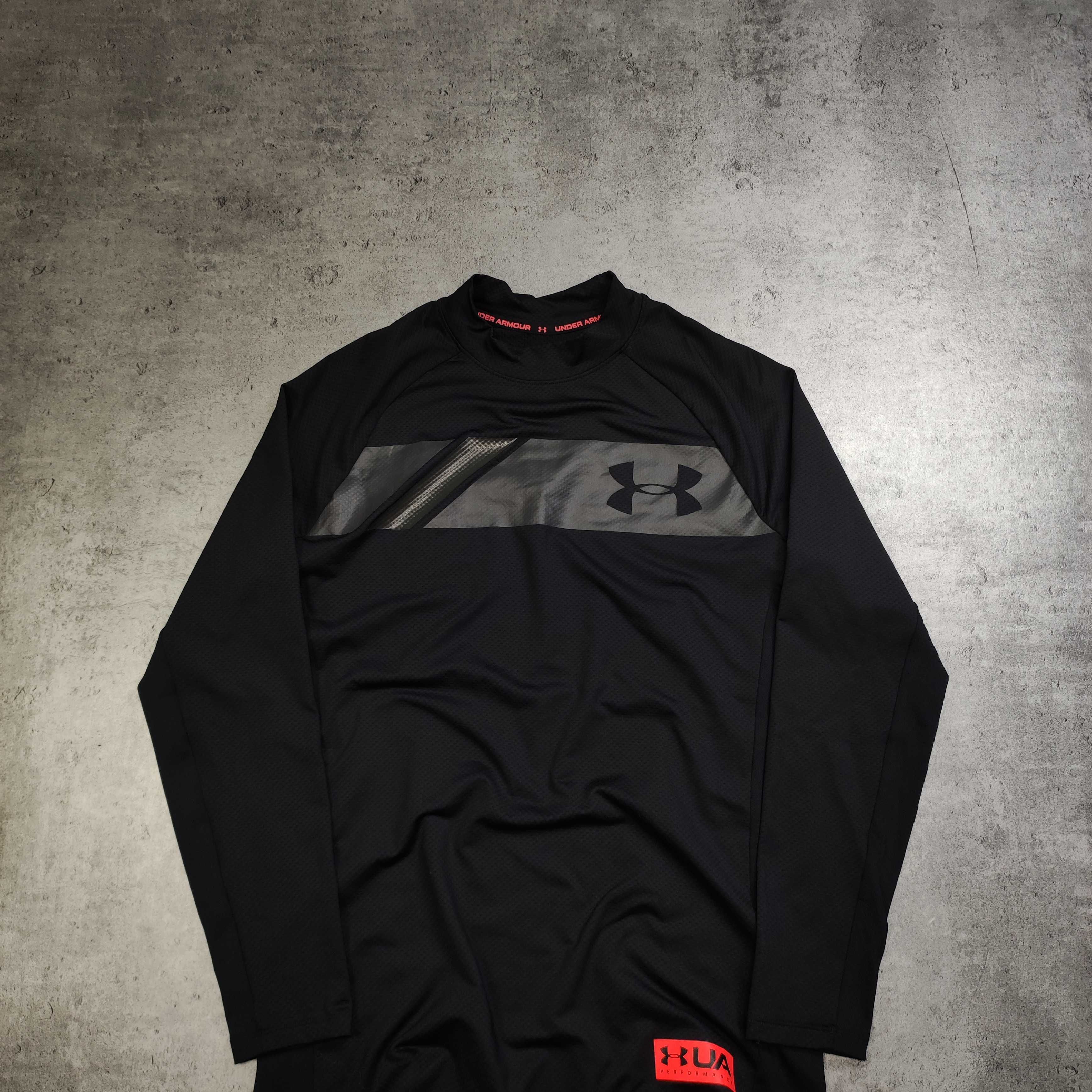 MĘSKA Sportowa Bluza Casual Siłownia Under Armour PREMIUM Czarna Logo