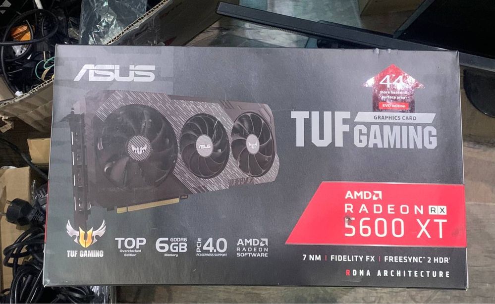 Бу Відеокарта Radeon RX 5600 XT, Asus, TUF Gaming X3 EVO, 6Gb