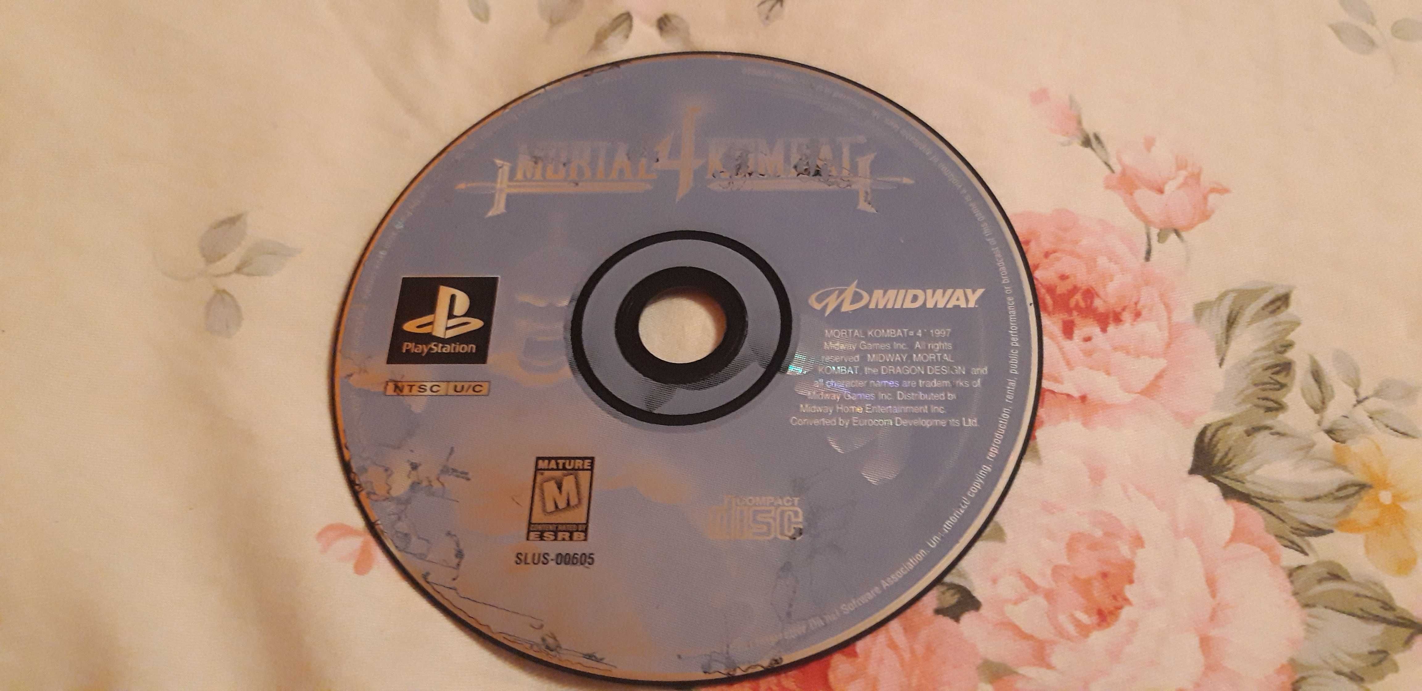 gra psx Mortal Kombat 4