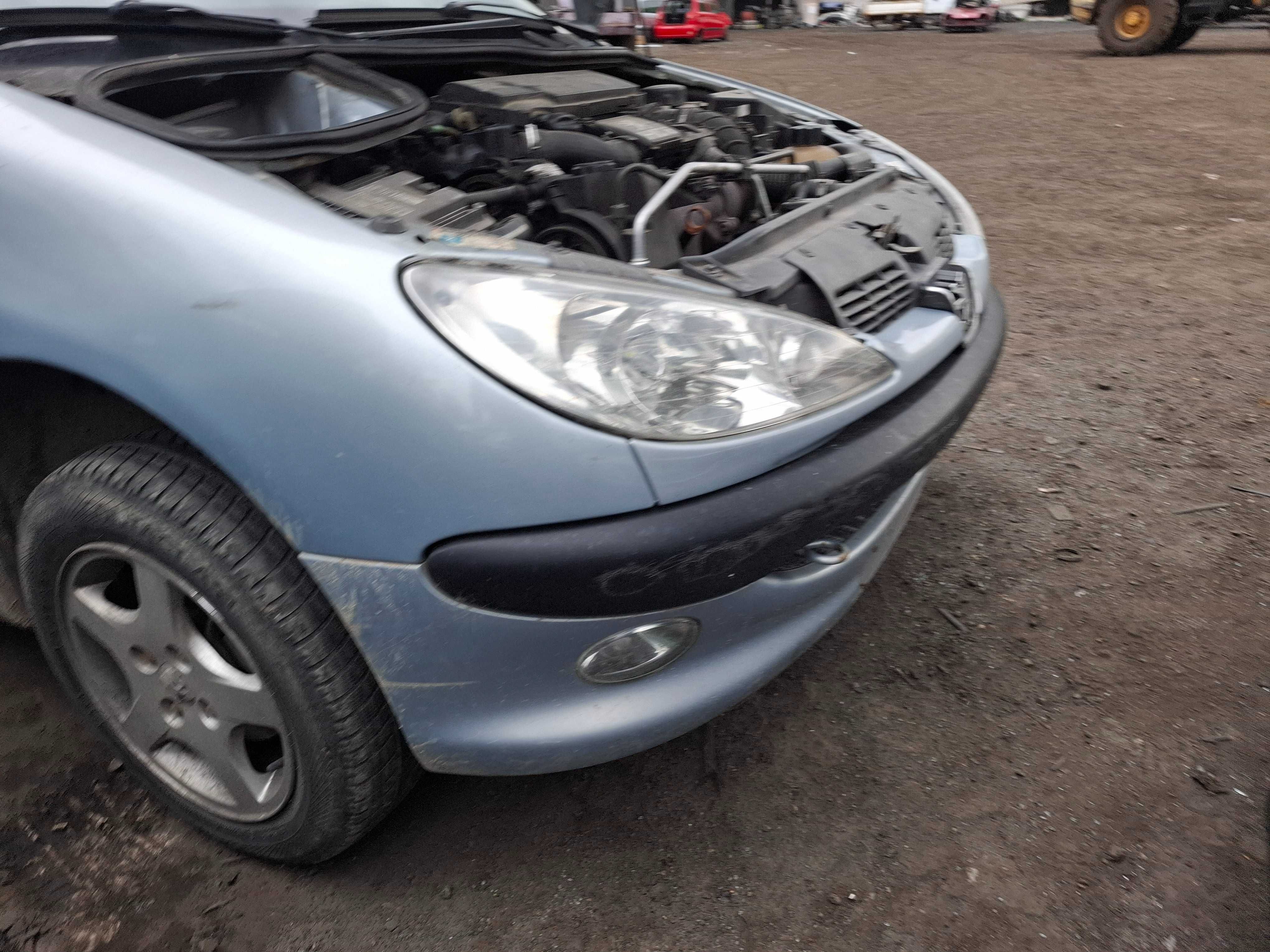 Zderzak przód przedni Peugeot 206 polift EYLC