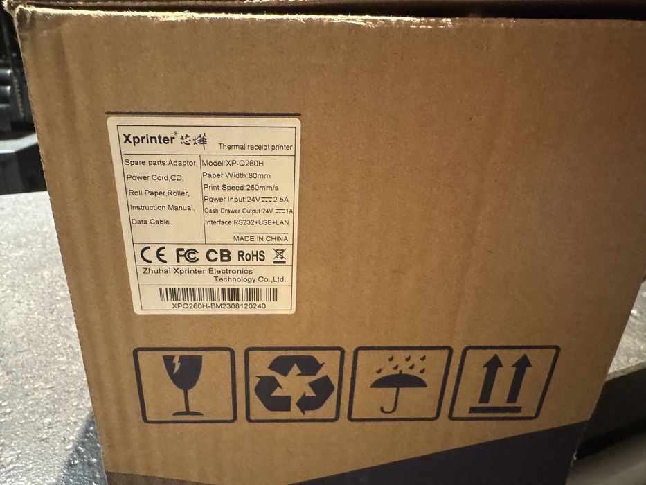 Принтер чеків X-PRINTER XP-Q260H USB, RS232