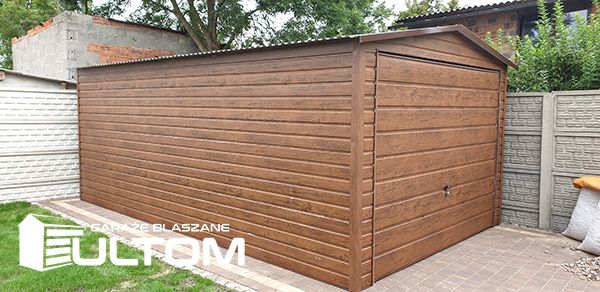 Garaż blaszany, blaszak drewnopodobny 4x6,4x5,4x7,4x8,premium