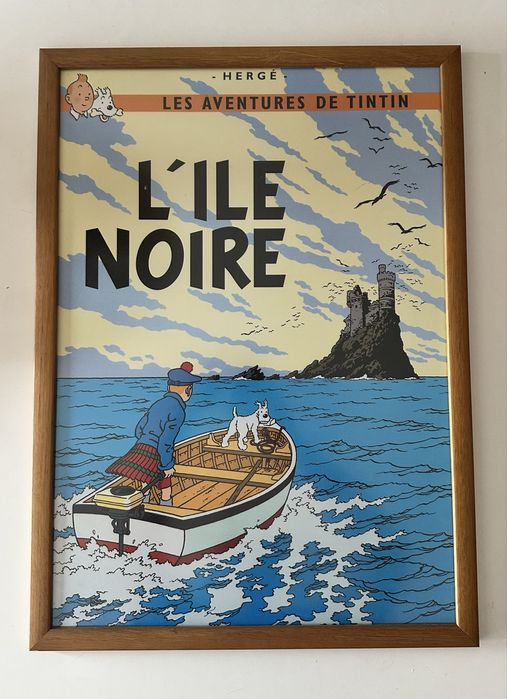 Quadro TinTin emoldurado