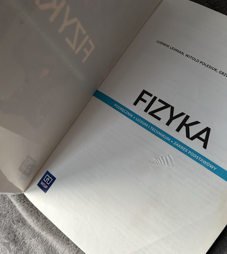 Podrecznik fizyka 1 Wsip poziom podstawowy