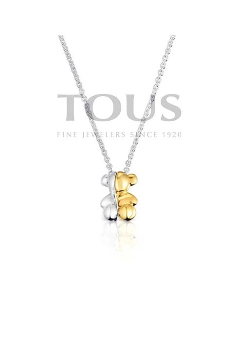 TOUS naszyjnik My Other Half srebro 925 oryginał