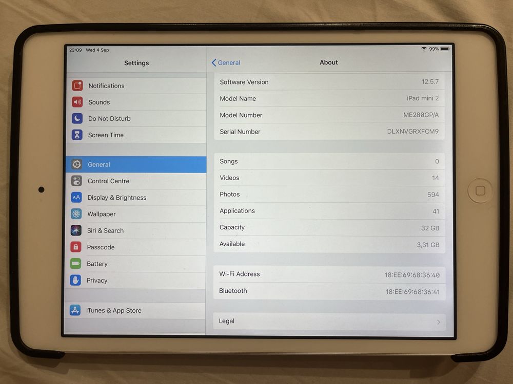 iPad mini 2 em bom estado
