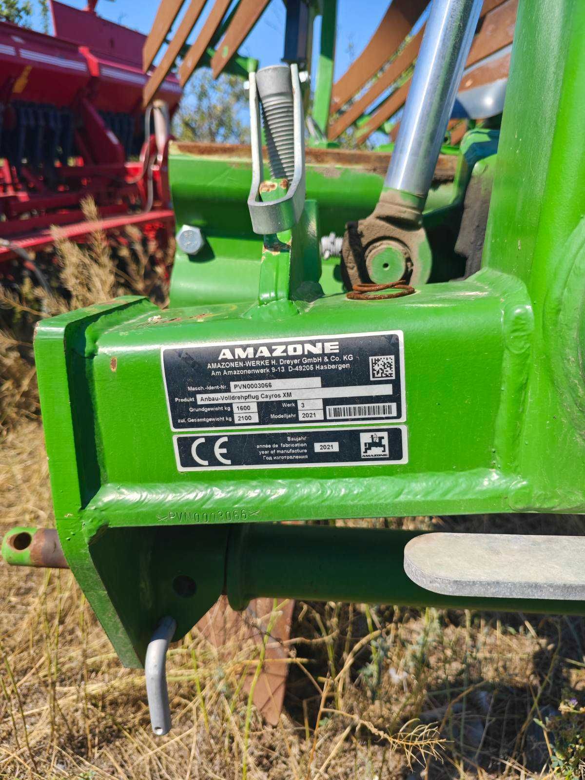 ПЛУГ AMAZONE Cayros XM 4-х корпусний з передплужниками НАРОБІТОК 100га