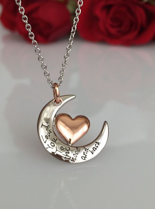 Срібна цепочка Xenox, Місяць & Серце, Австрія