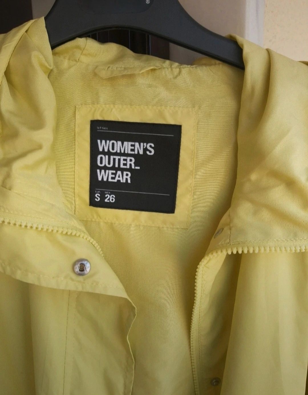 Parka amarelo da Lefhies  tamanho S
