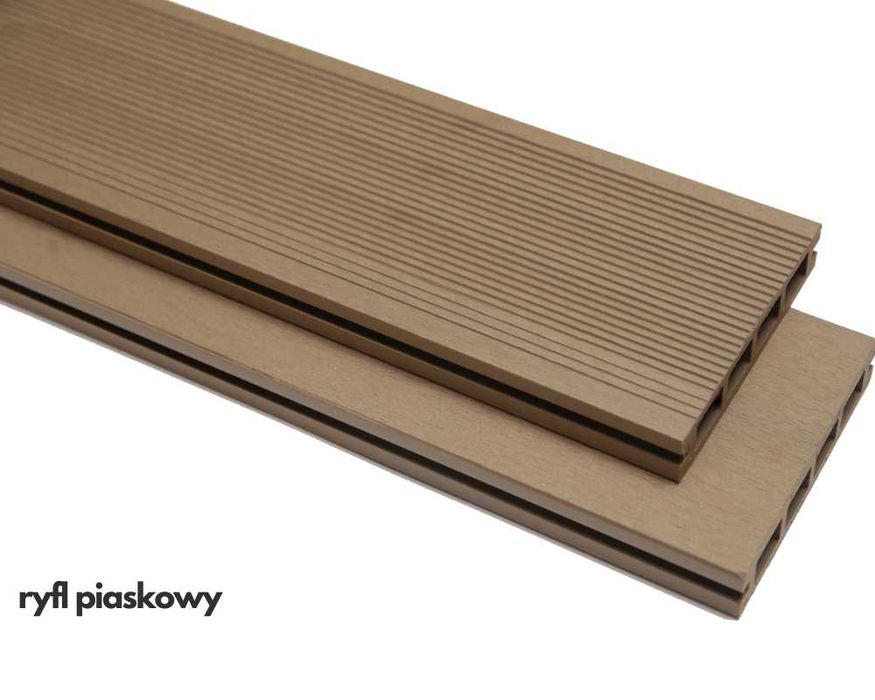 deska tarasowa kompozytowa PACO RYFLOWANA brąz grafit szary 5,8m mb