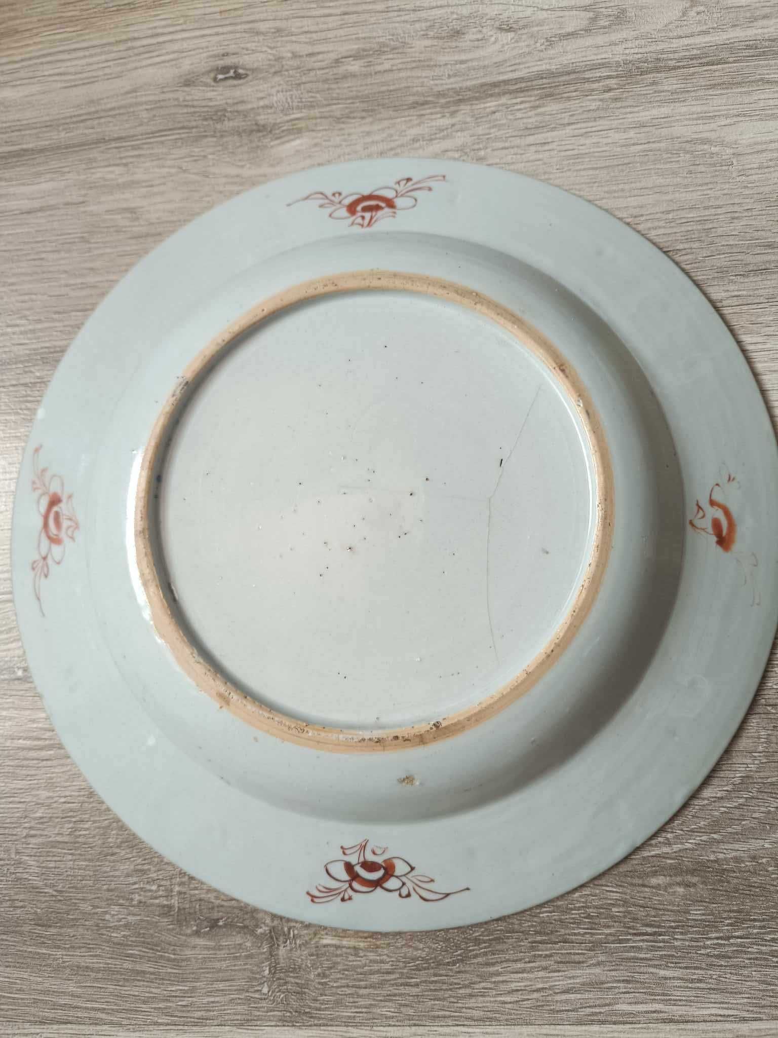 Stary  talerz Piękny  Antyk Oryginalny - Qianlong 乾隆  - Chiny