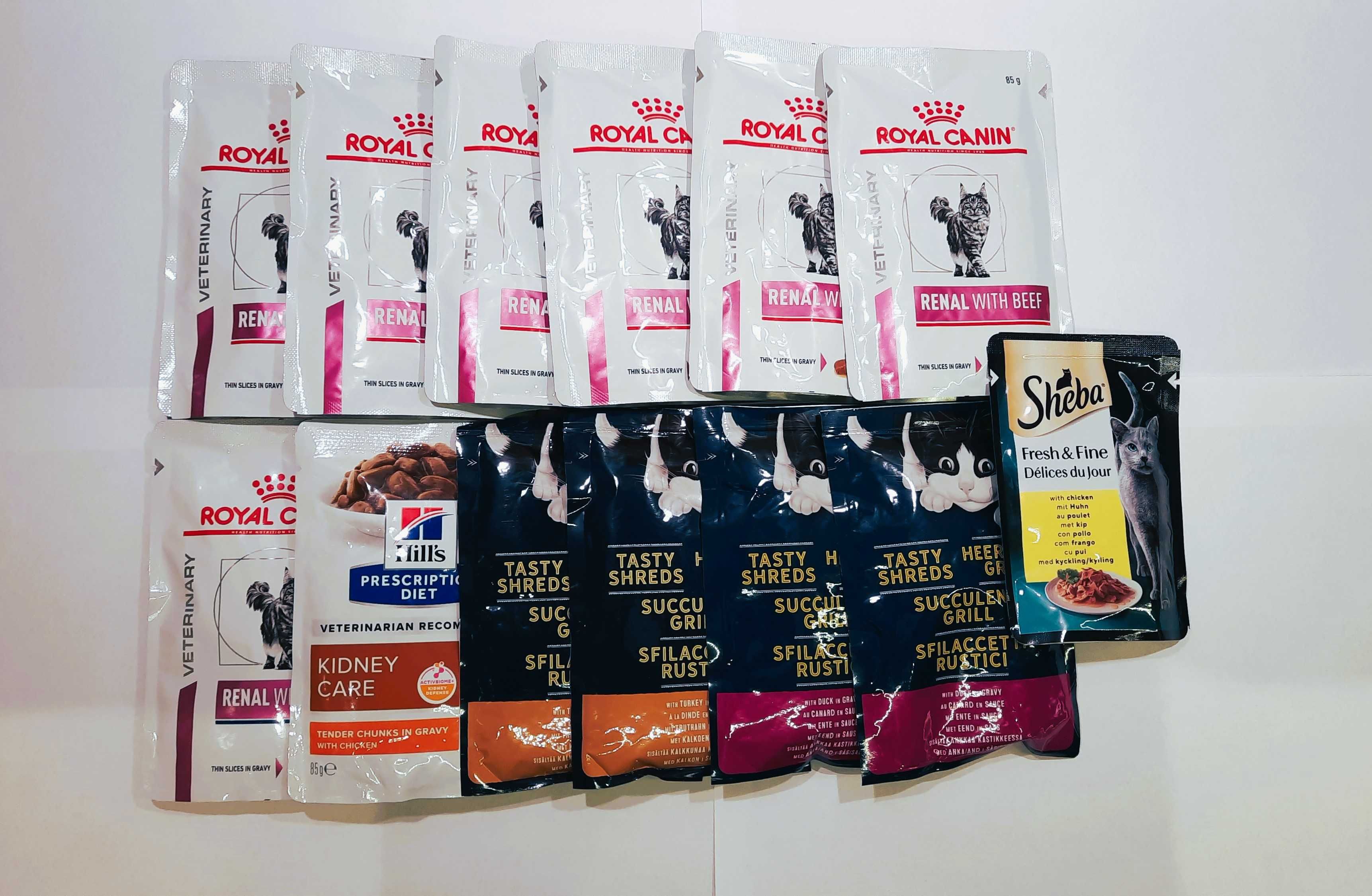 Karma dla kota Renal -> pakiet Hills + Royal Canin + Felix + gratis
