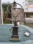 Candeeiro bronze impecável