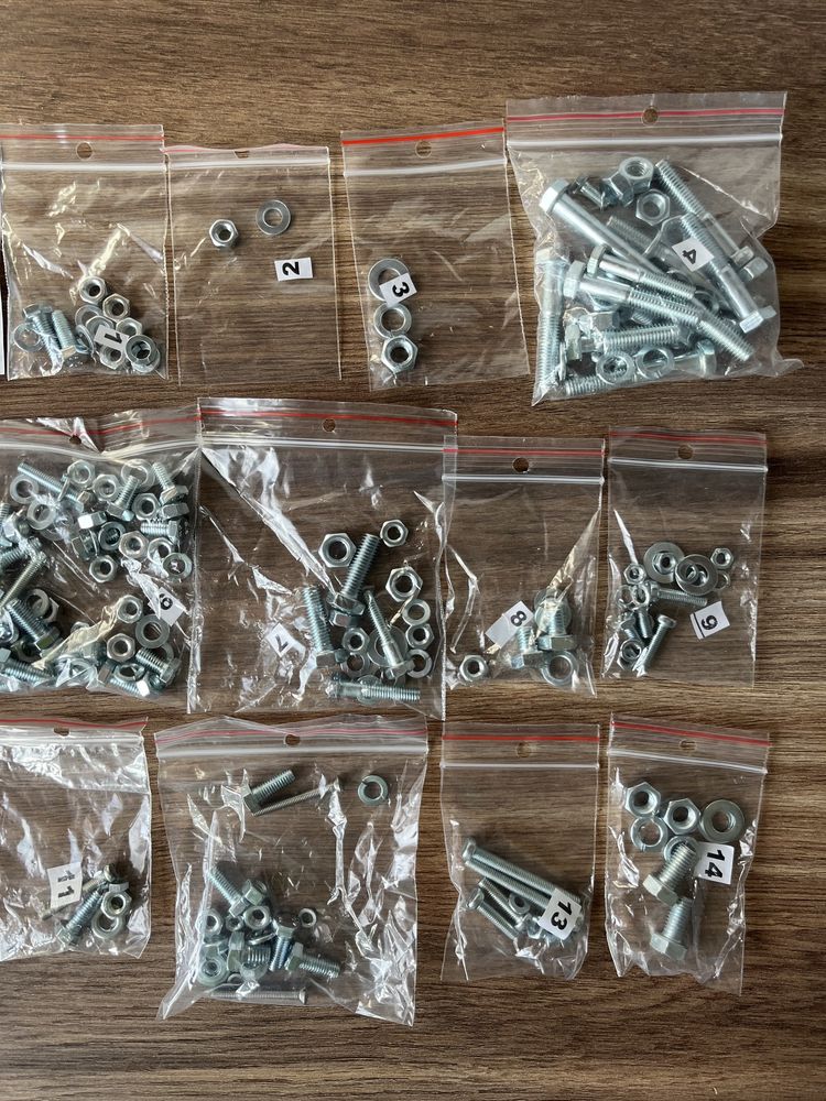 NOWY komplet śrub śruby OCYNKOWANE JAWA 50 TYP 23 mustang jawka