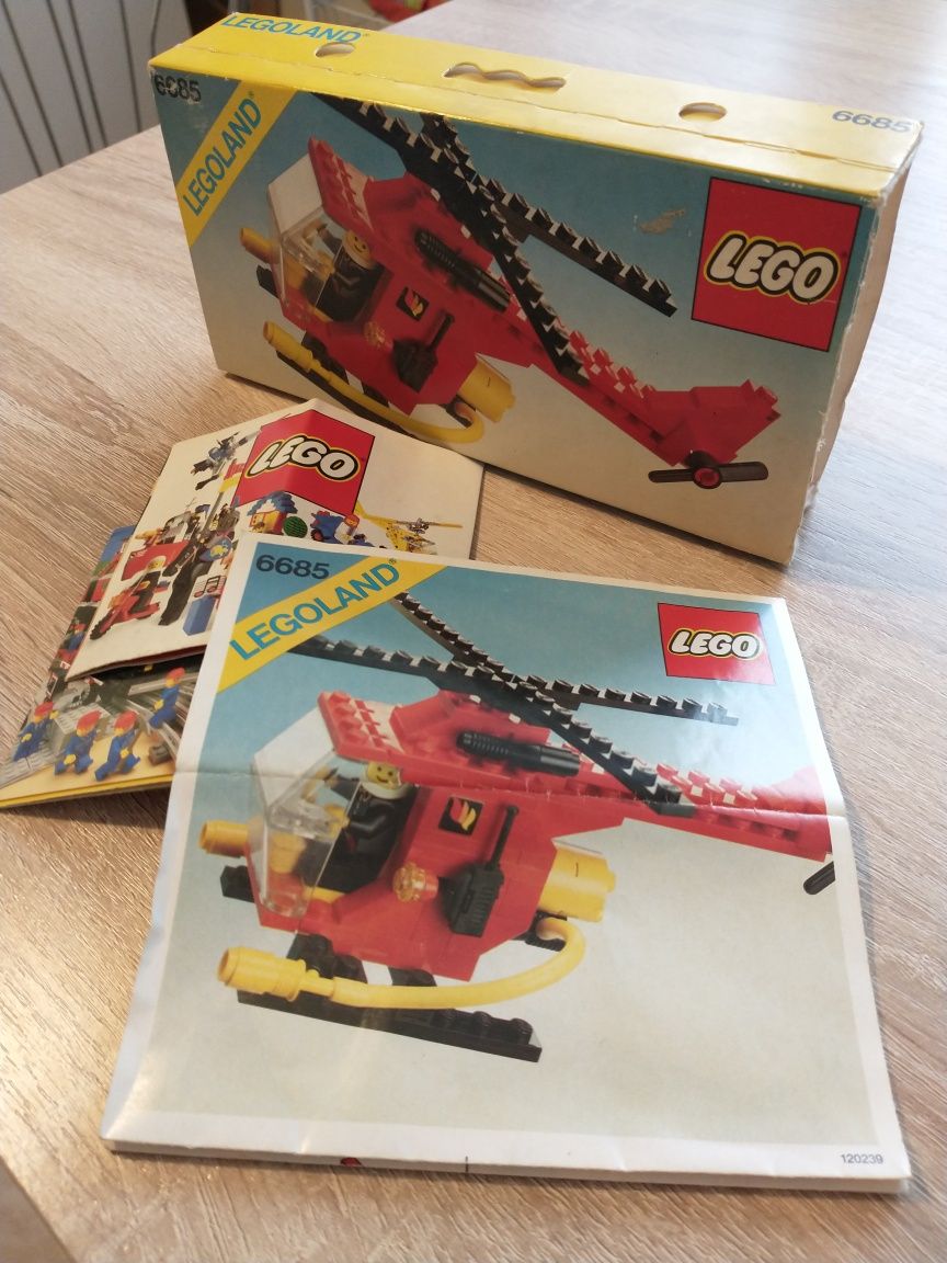 Klocki Lego Legoland Helikopter Straż Pożarna 6685