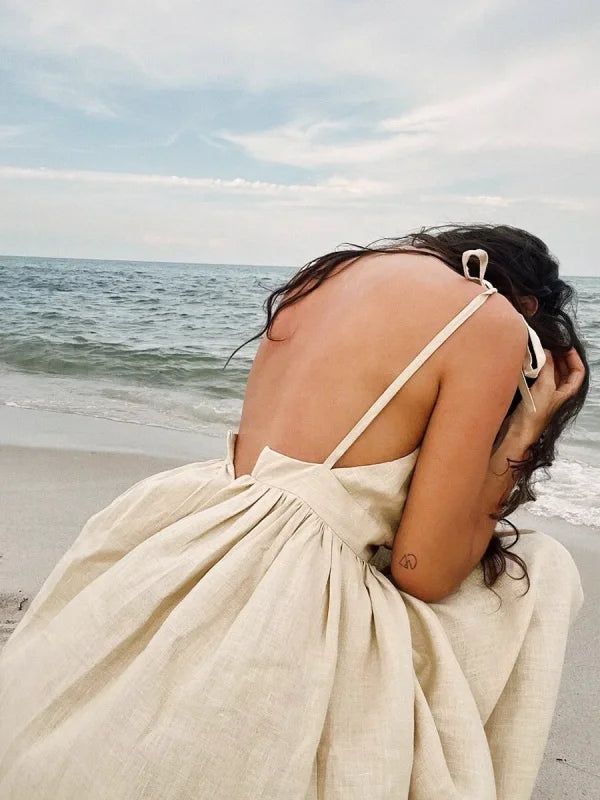 Sukienka boho maxi midi Nowa