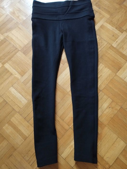 Czarne grube zimowe getry w rozmiarze XS