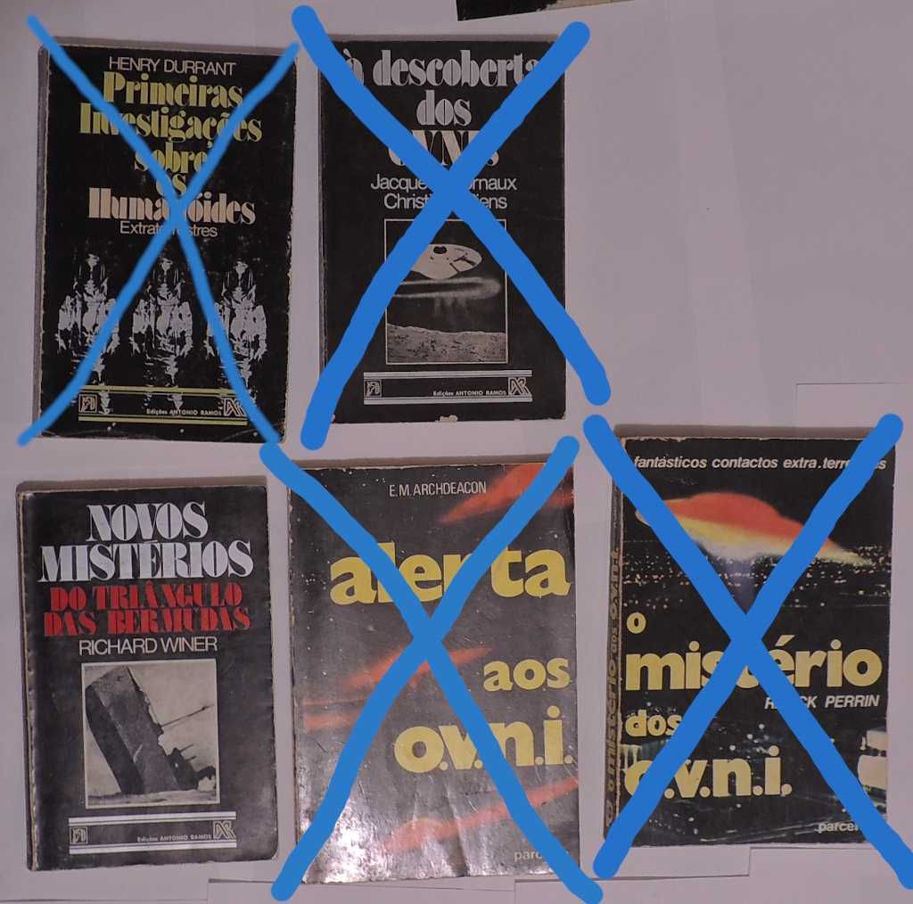 Livros sobre ovni, extraterrestres, ufo