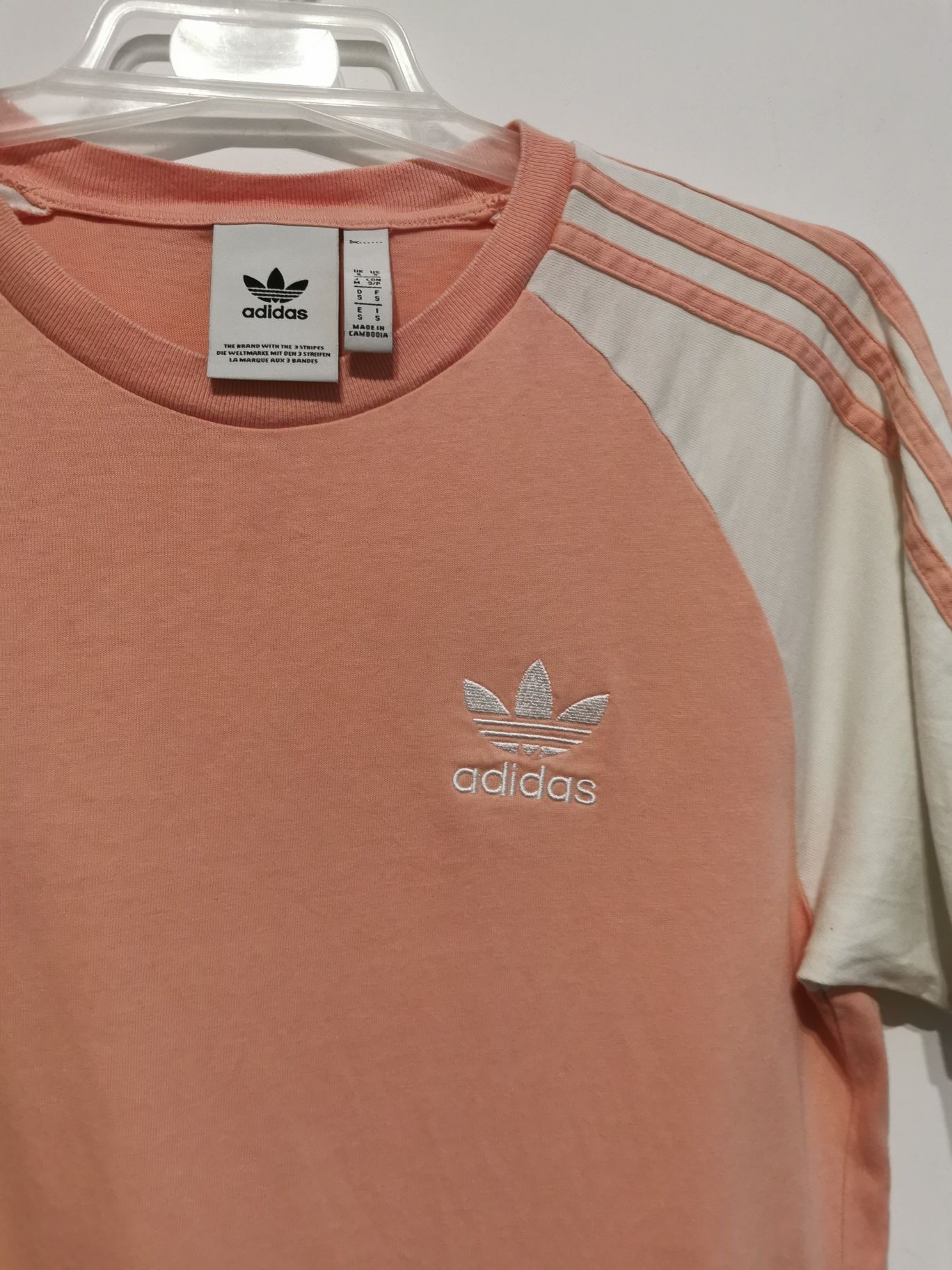 Adidas t-shirt koszulka krótki rękaw sportowa logowana męska S/M