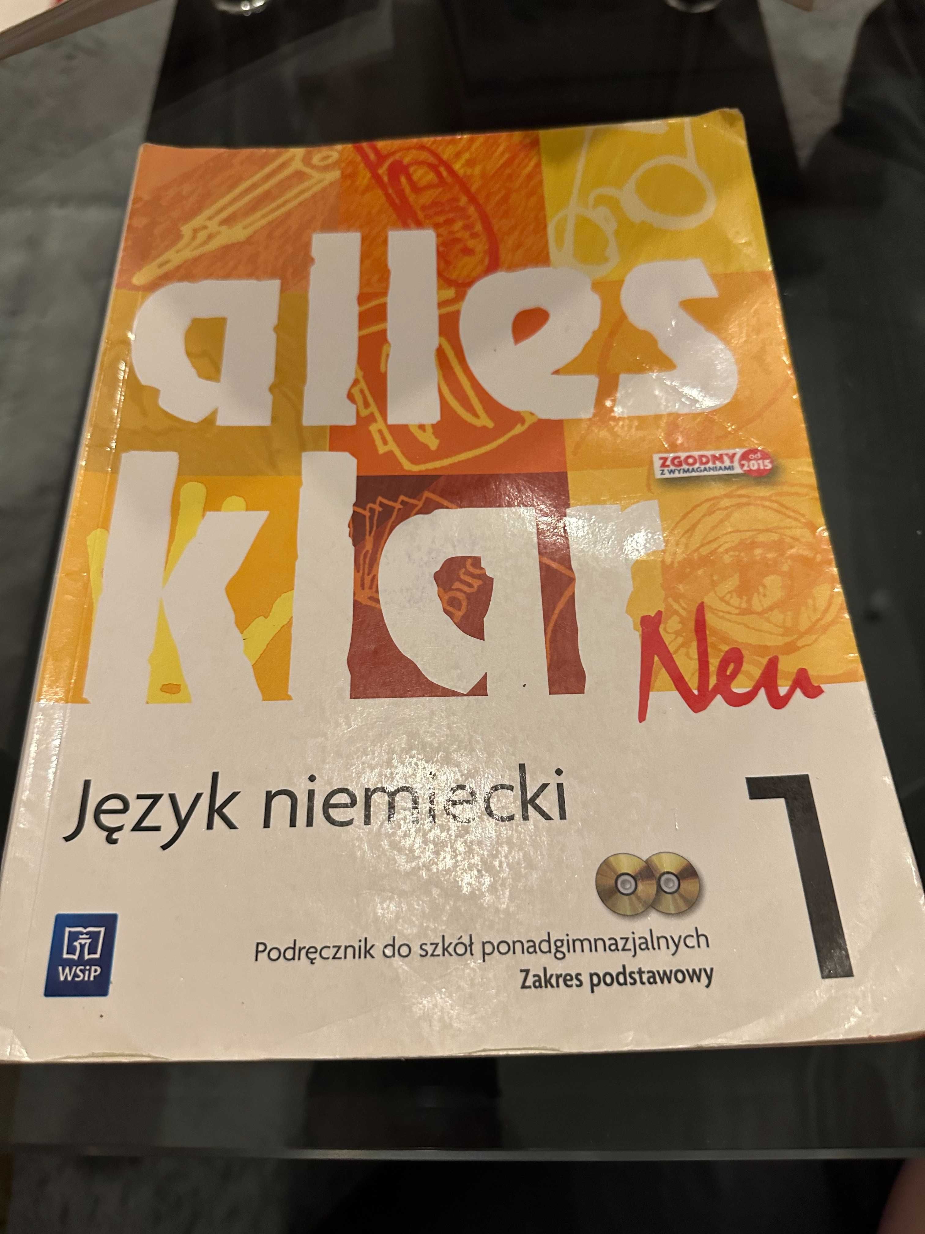 Alles Klar Język niemiecki 1 Podręcznik i zeszyt ćwiczeń