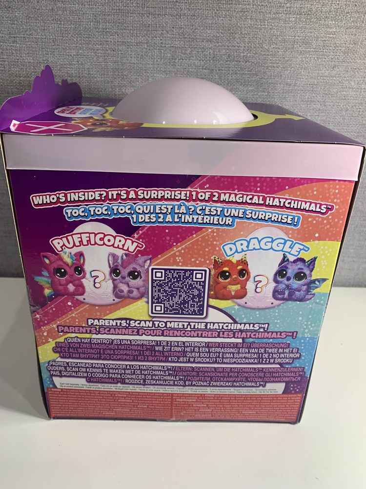 Hatchimals хетч хетчімалс Паффі пафікорн Драко яйцо яйце хатчімалс