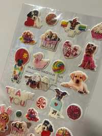 Nowe naklejki stickers cute pieski psy
