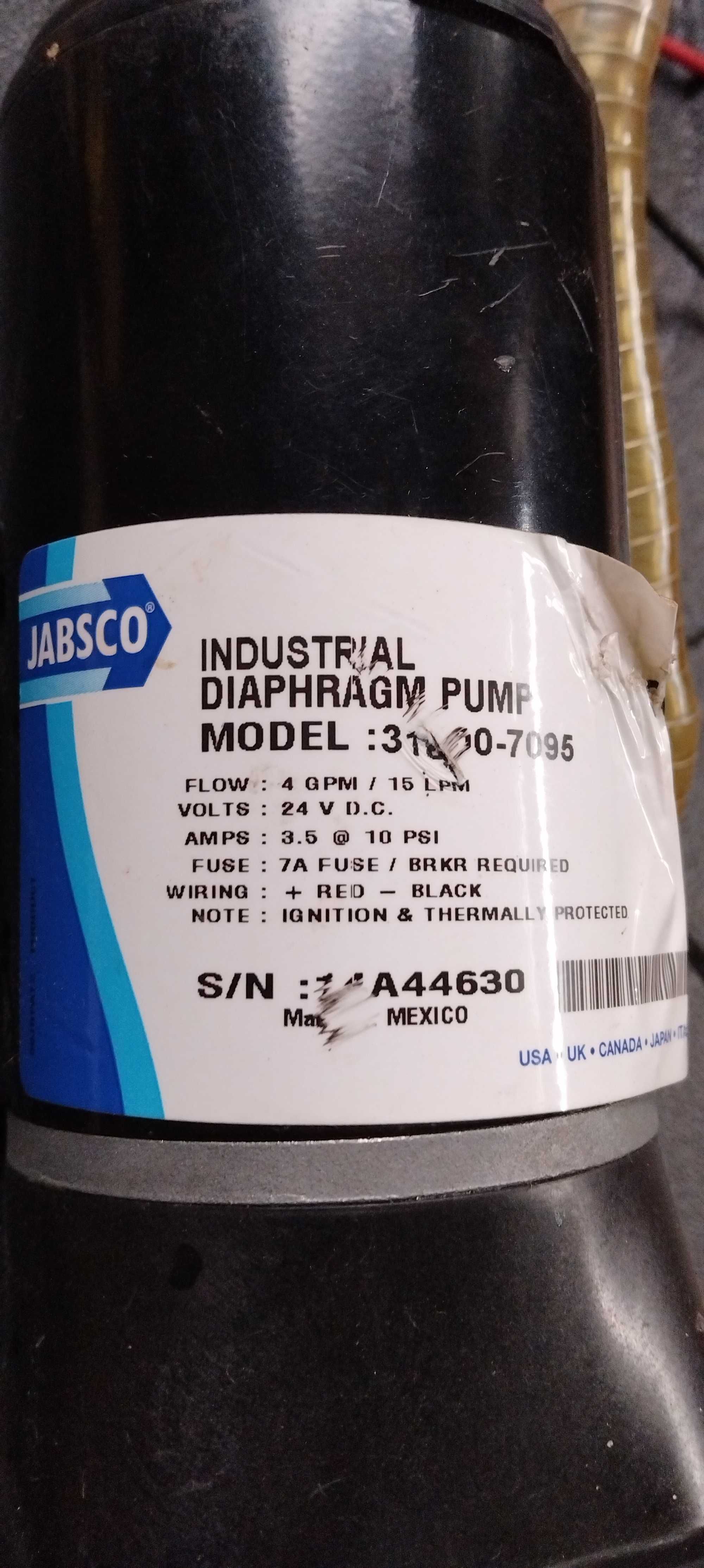 Pompa membranowa firmy Jabsco