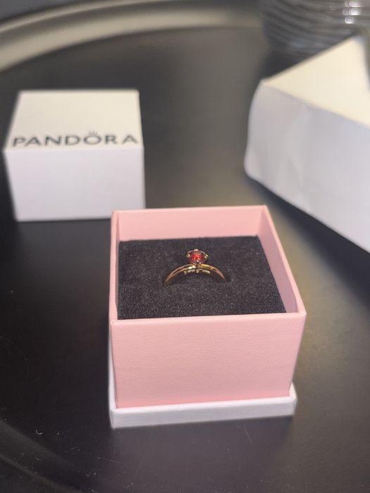 Pandora Anel Explosão de Amor Revestimento de ouro 14k