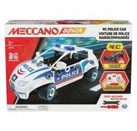 Zestaw Meccano Junior RC Police Car z narzędziami, zdalnie sterowany