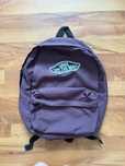 Burgundowy plecak vans