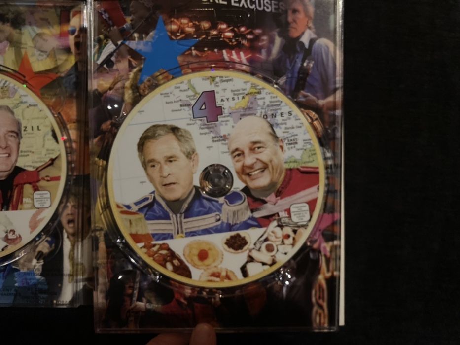 DVD set Live Aid 2005 + pulseira